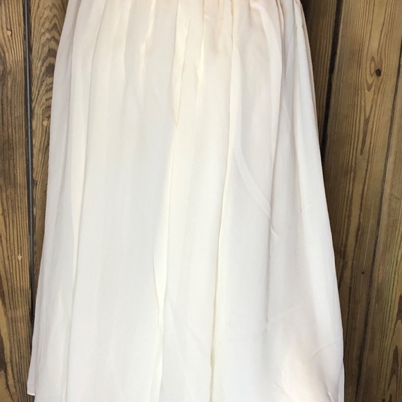 VTG 90s Ivory Brocade/Lace Trim Peplum Jacket/Full Skirt Womens Set 4P~Wedding - Picture 10 of 16